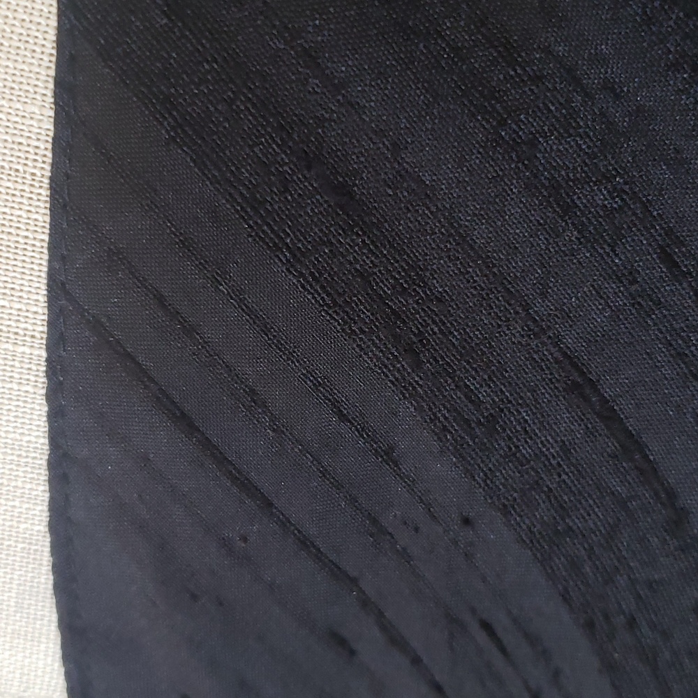 Vintage Luxe Beaded Black Silk Camisole – Peacock Feather Artistry - Picture 14 of 14